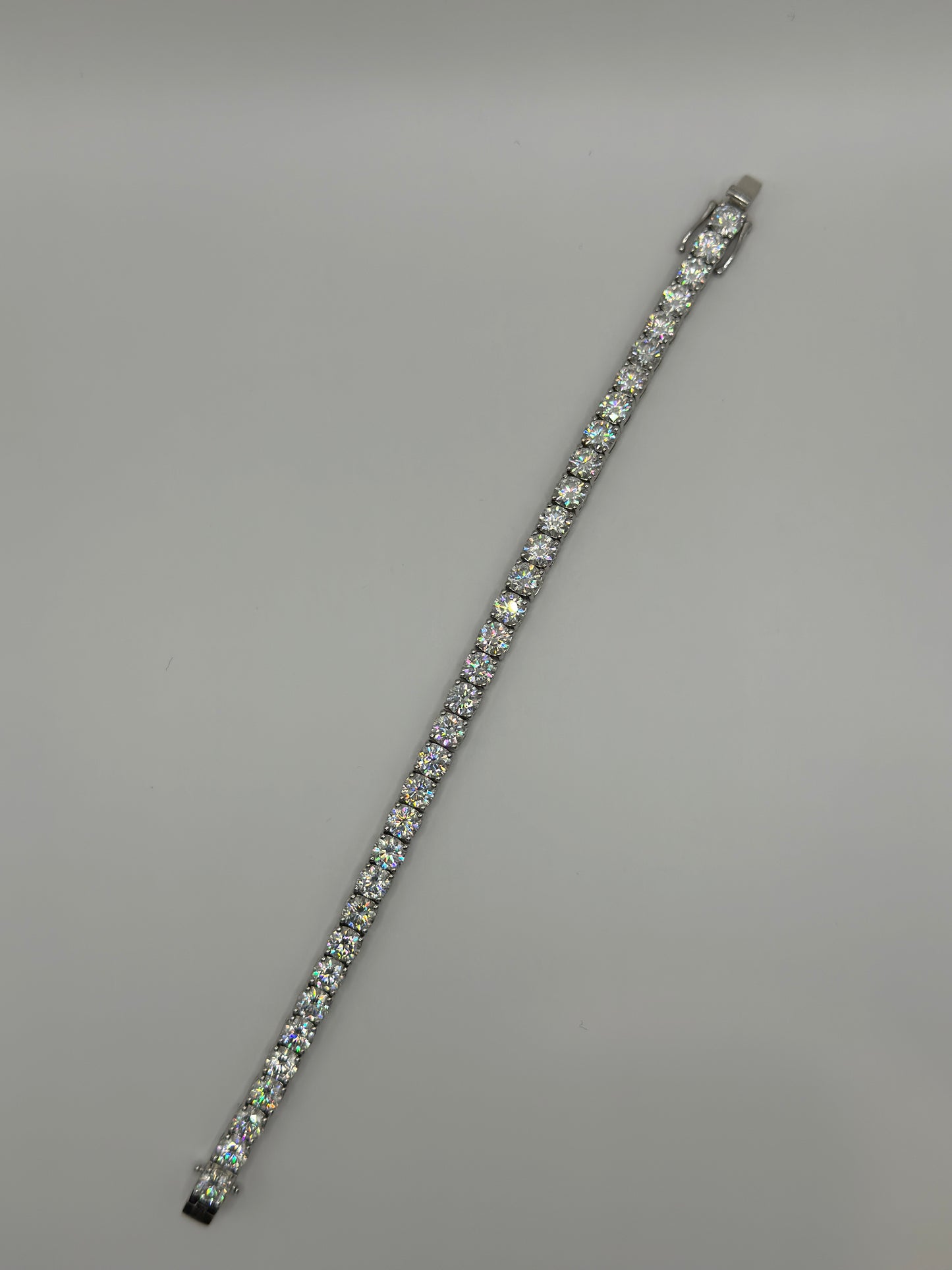 17ct Tennis Bracelet VVS1 D Moissanite